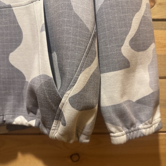 QUIKSILVER Shredder Men's Water Resistant Hoodie White Camo Size Medium - Picture 3 of 11